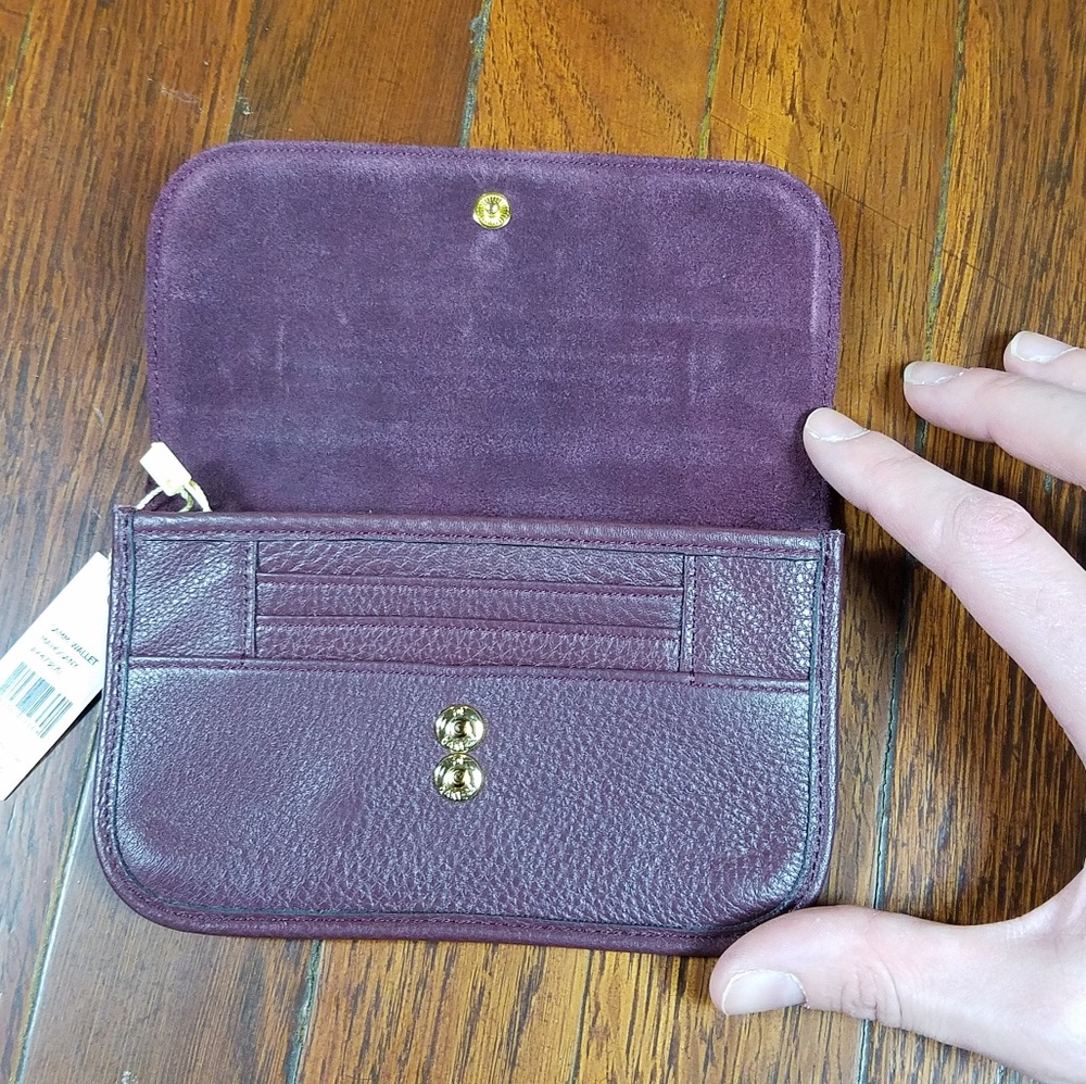 Aimee Kestenberg burgandy leather wallet